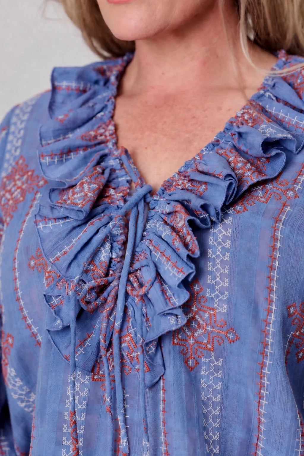 Heritage Stitch Blouse