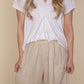 Linen Barrel Pant