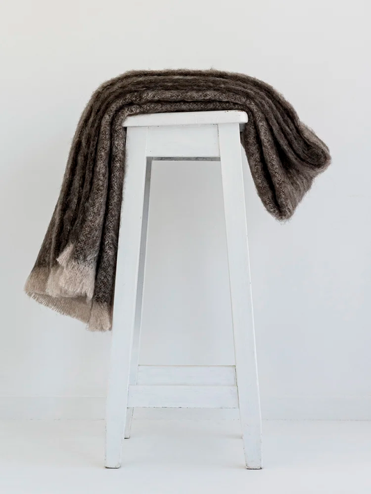 Mohair Knee Throw