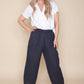 Linen Barrel Pant
