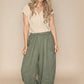 Linen Barrel Pant