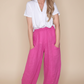 Linen Barrel Pant